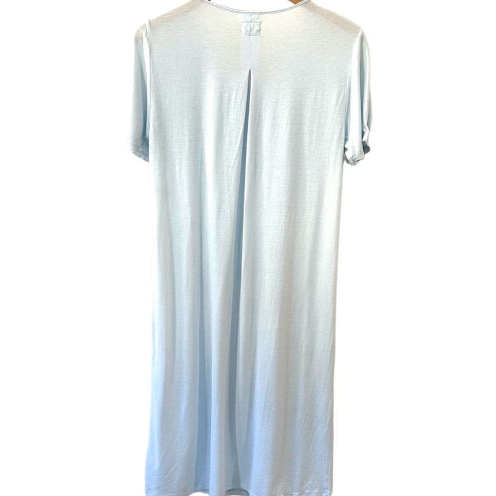 La Perla Joelle nightgown sleepwear S II blue made in Italy gown cotton modal - Picture 2 of 10